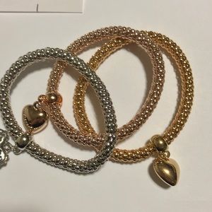 Dangling Jeweled Bracelets